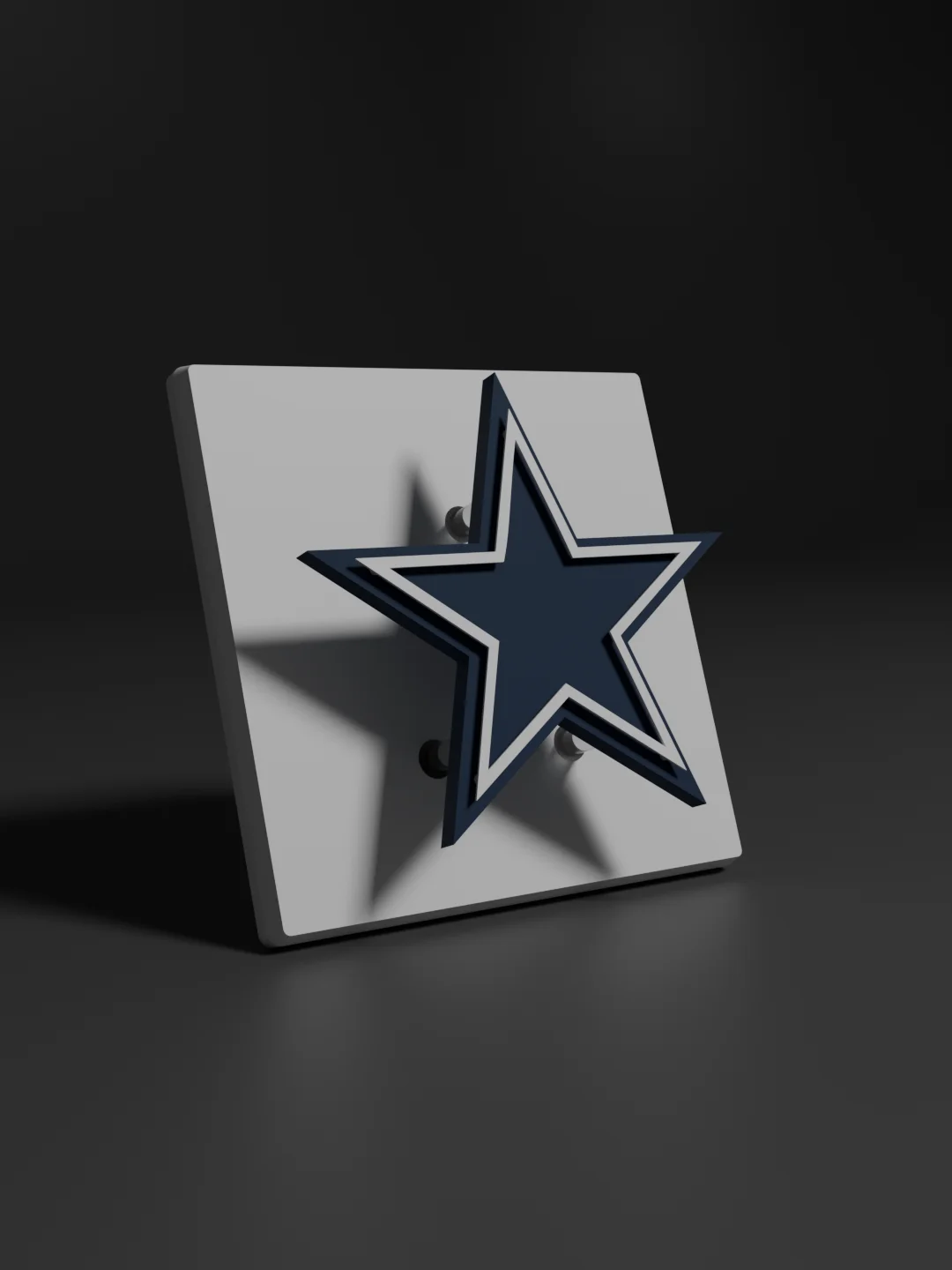 Dallas Cowboys 3D Printed Floating Logo Sign (Digital File Only) product image (1)