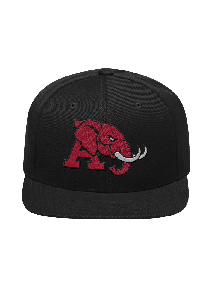 Assertive Elephant Ink Snapback Cap product image (6)