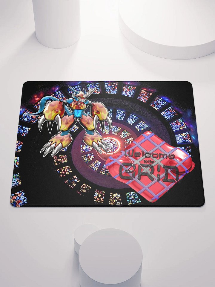 Flamedra Grid Gaming Mouse Pad product image (1)