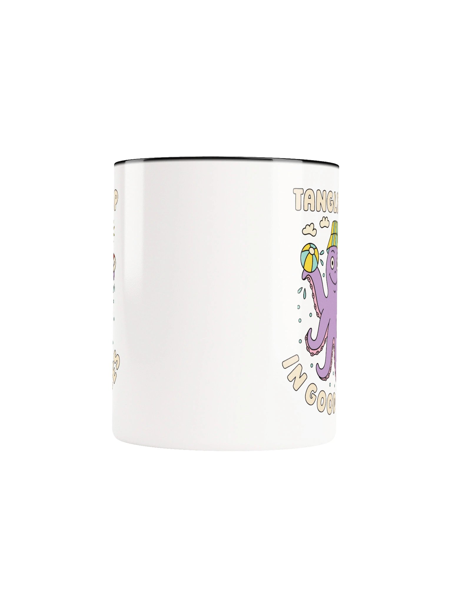 Tangled Up In Good Vibes Cute Silly Funny Octopus Mug product image (5)