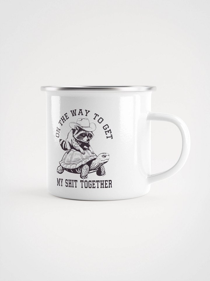 On The Way Enamel Mug product image (1)