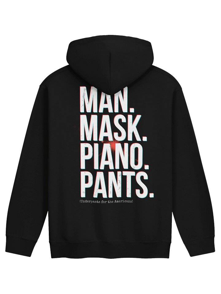 *BRAND NEW* Man. Mask. Piano. Pants. Hoodie (version 2) product image (2)