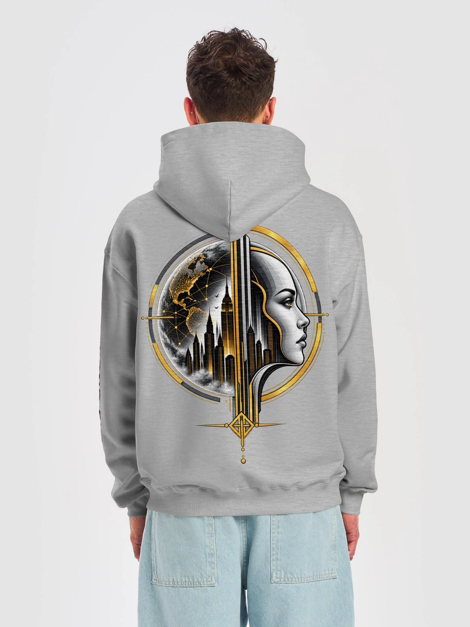 A Single Cry Against the Crowd™ — Signature Heavyweight French Terry Hoodie | Grey Edition product image (10)