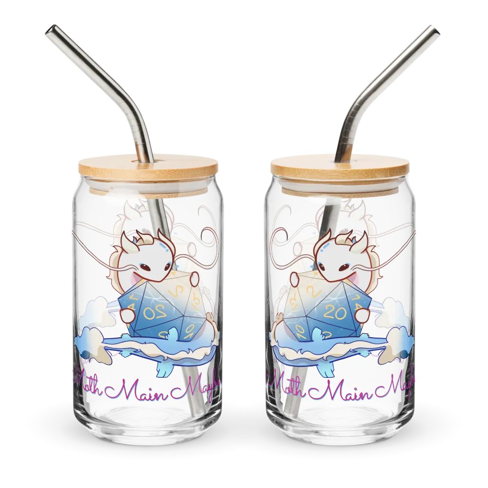 Moth Glass with Dice Logo product image (1)
