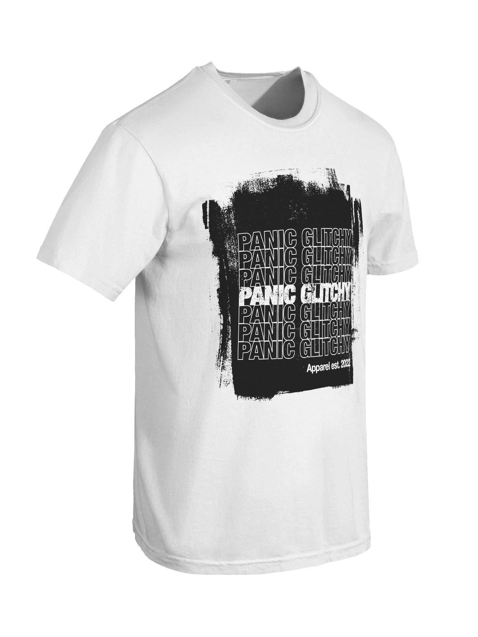 Panic Glitchy Grocery Ink Roller Tee product image (88)