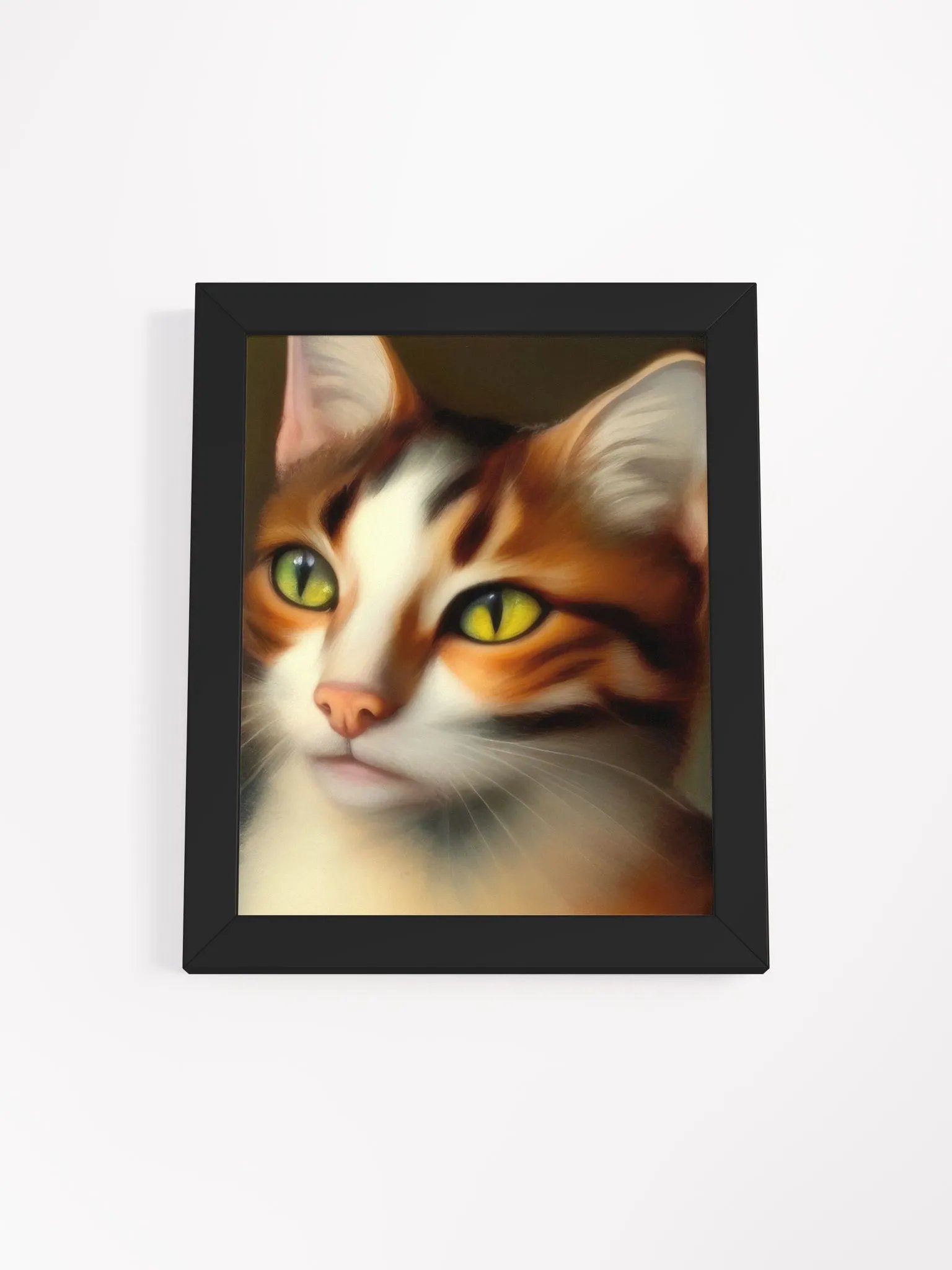 Cat Portrait - Framed Matte Cat Poster product image (3)