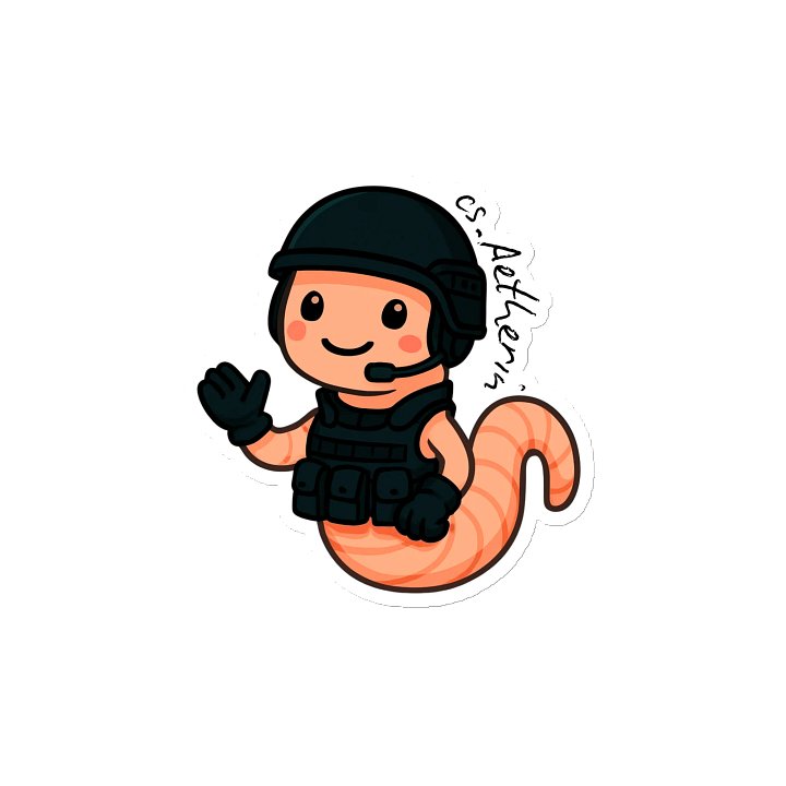 Tactical Marcus Wave Die-Cut Magnet product image (2)