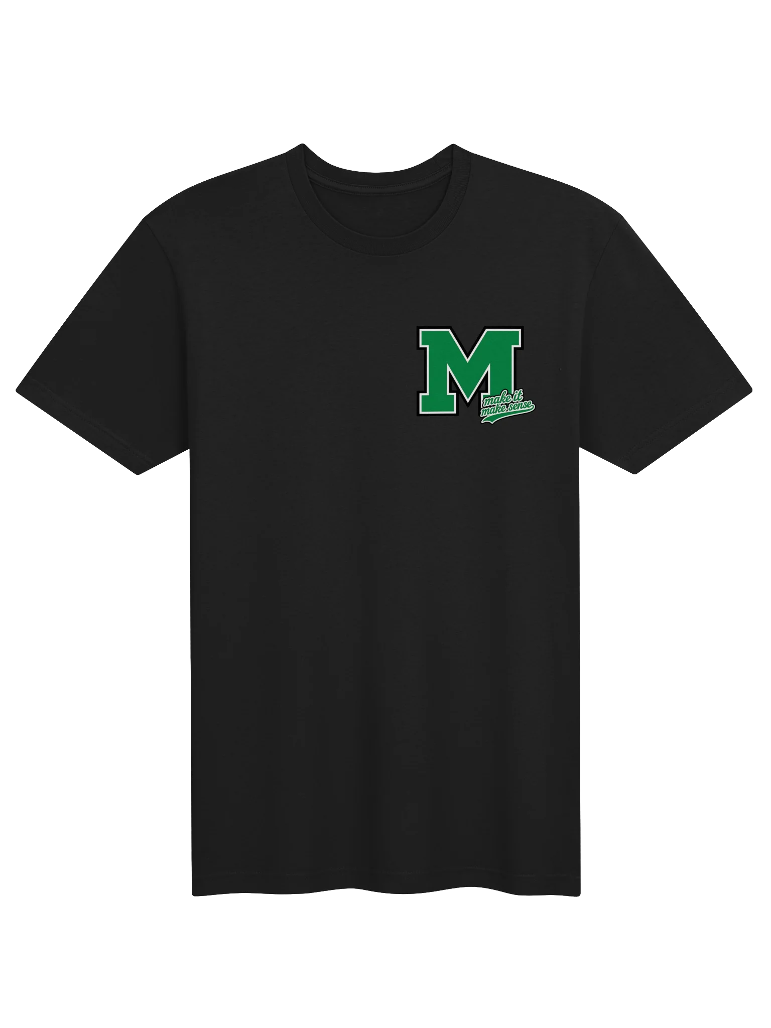 Make It Make Sense Green M Tee product image (4)
