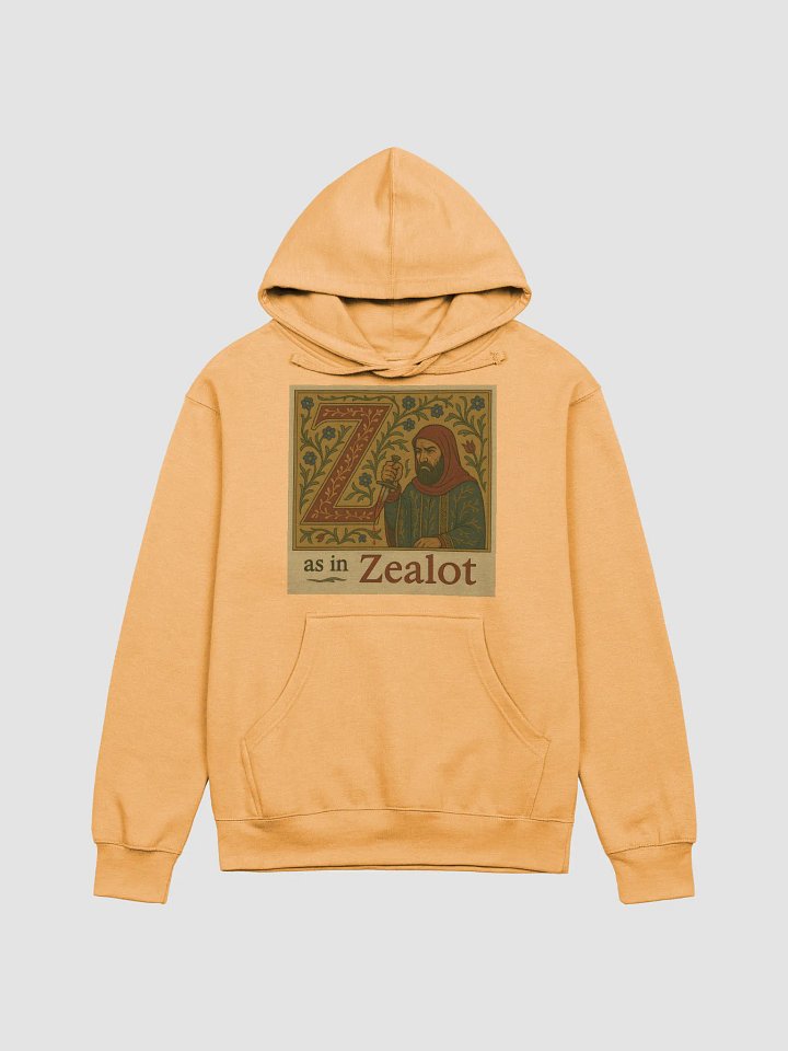 Z as in zealot midweight hoodie by dark alphabet product image (2)