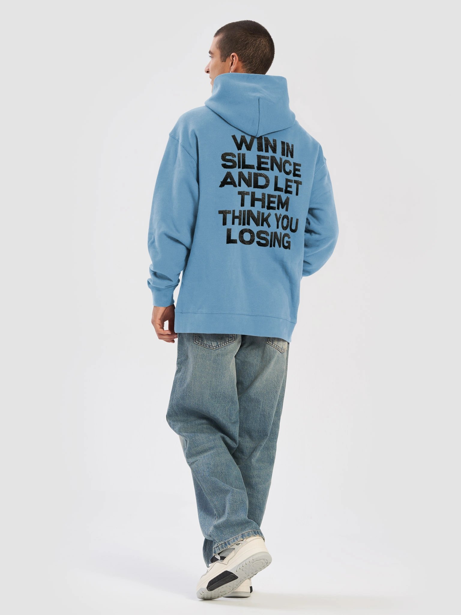 Win in Silence Classic Men Hoodie product image (6)