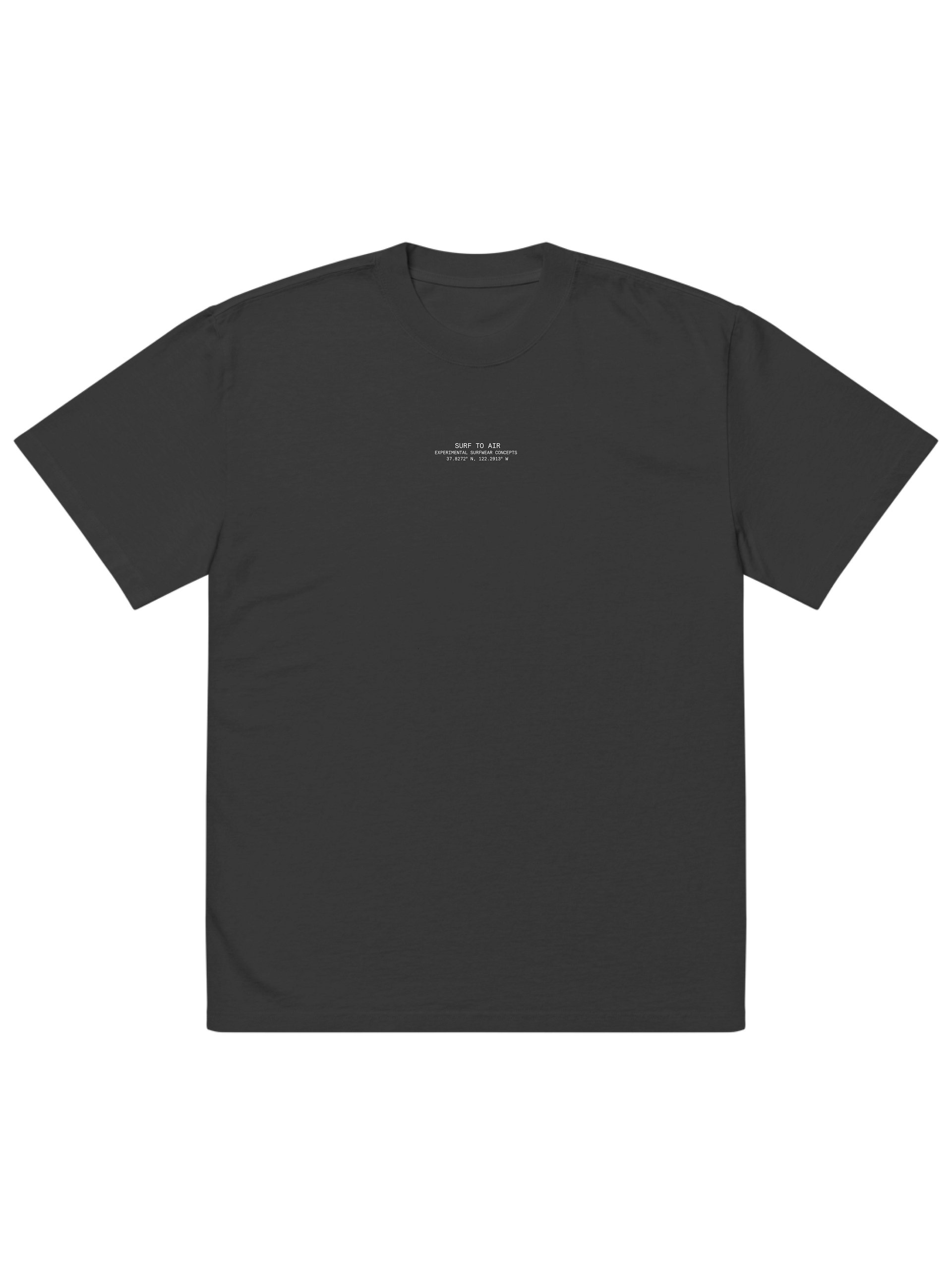 Ascend | Oversized Tee (Faded Black) product image (4)