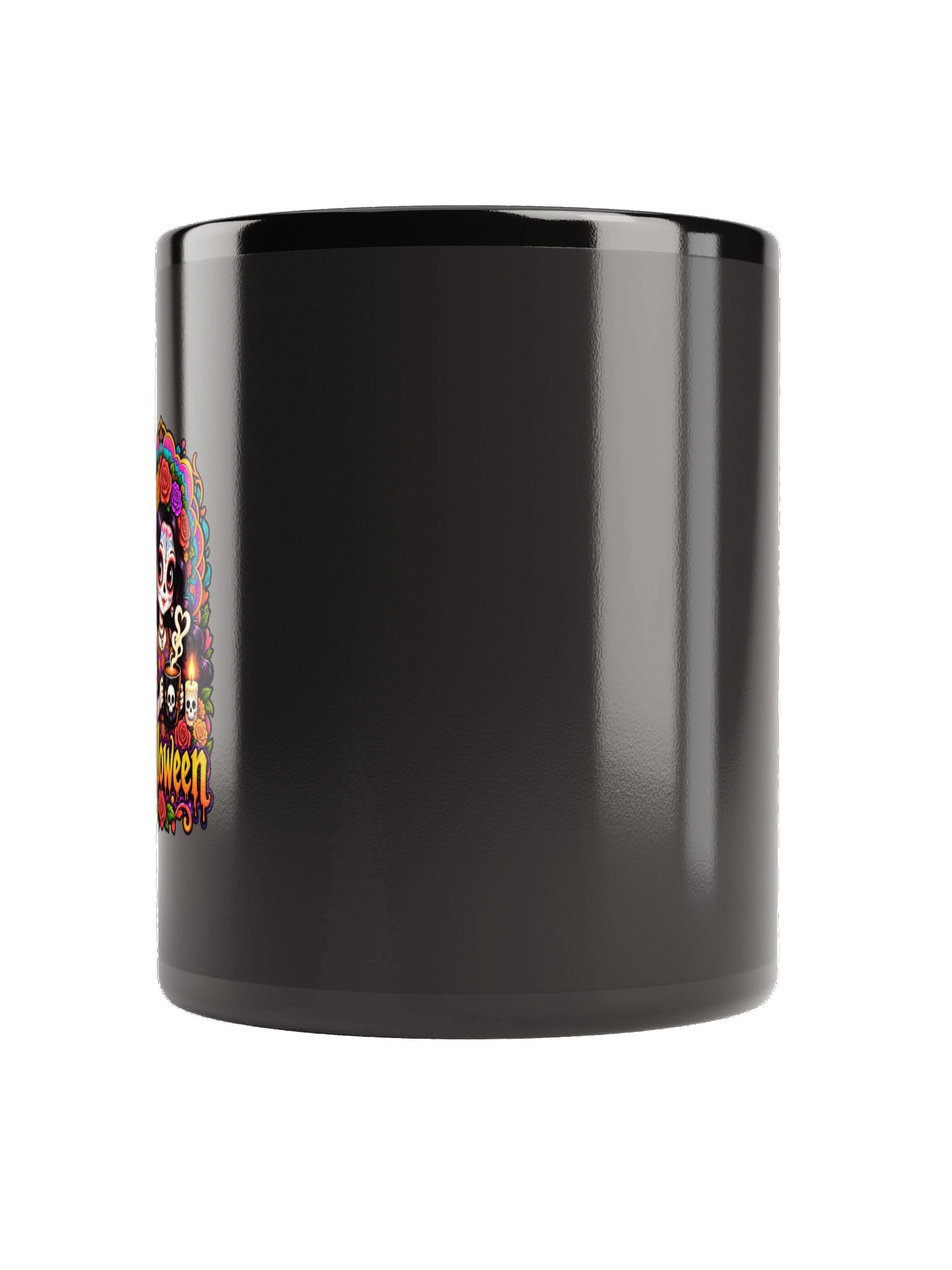 Day of the Dead Coffee Mug – Sugar Skull & Roses product image (4)