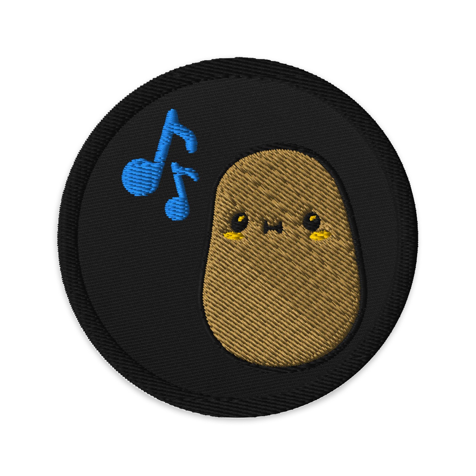 Embroidered Singing Potato Patch product image (1)