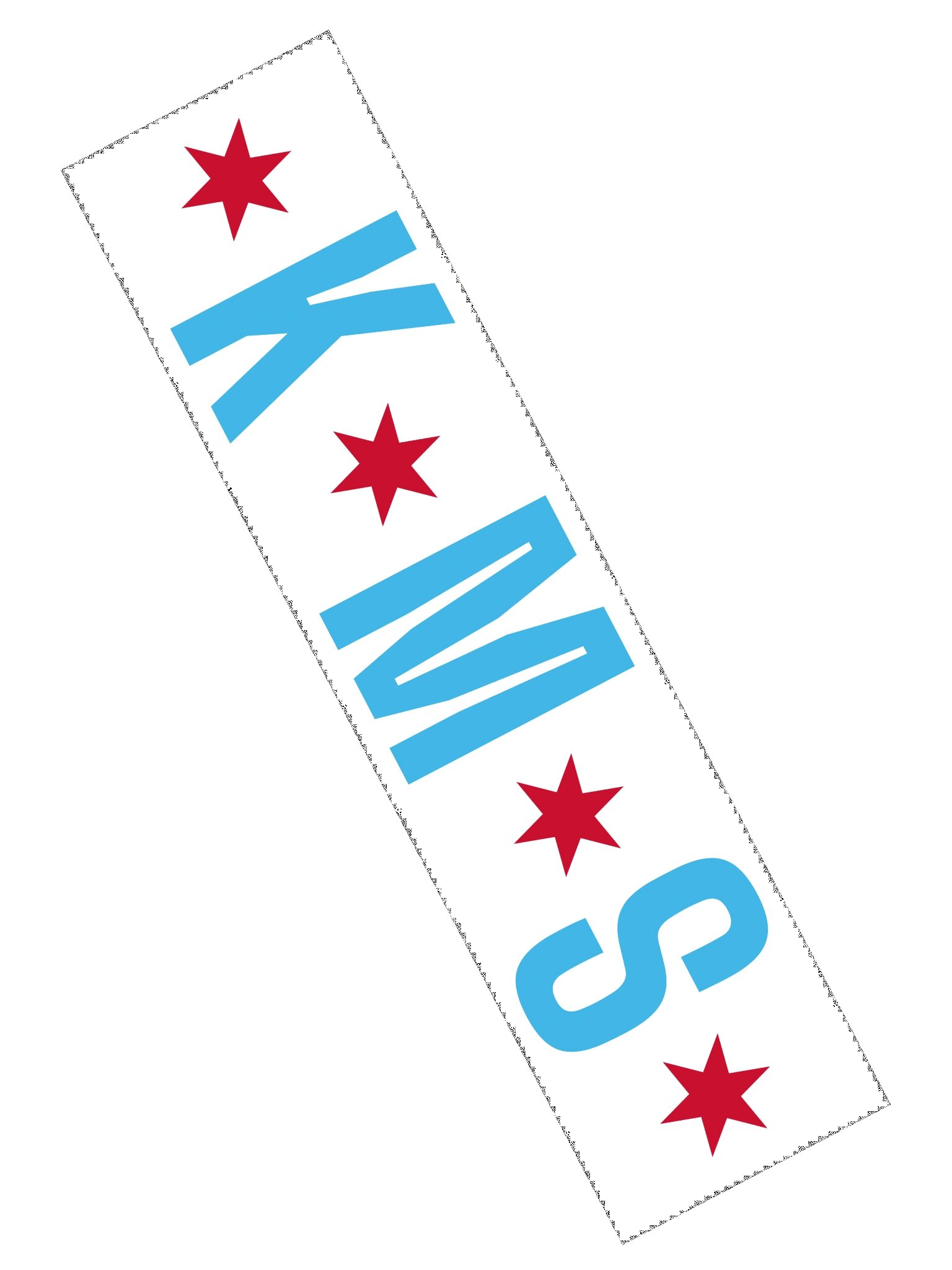 KMS Chicago Star Bumper Sticker product image (2)
