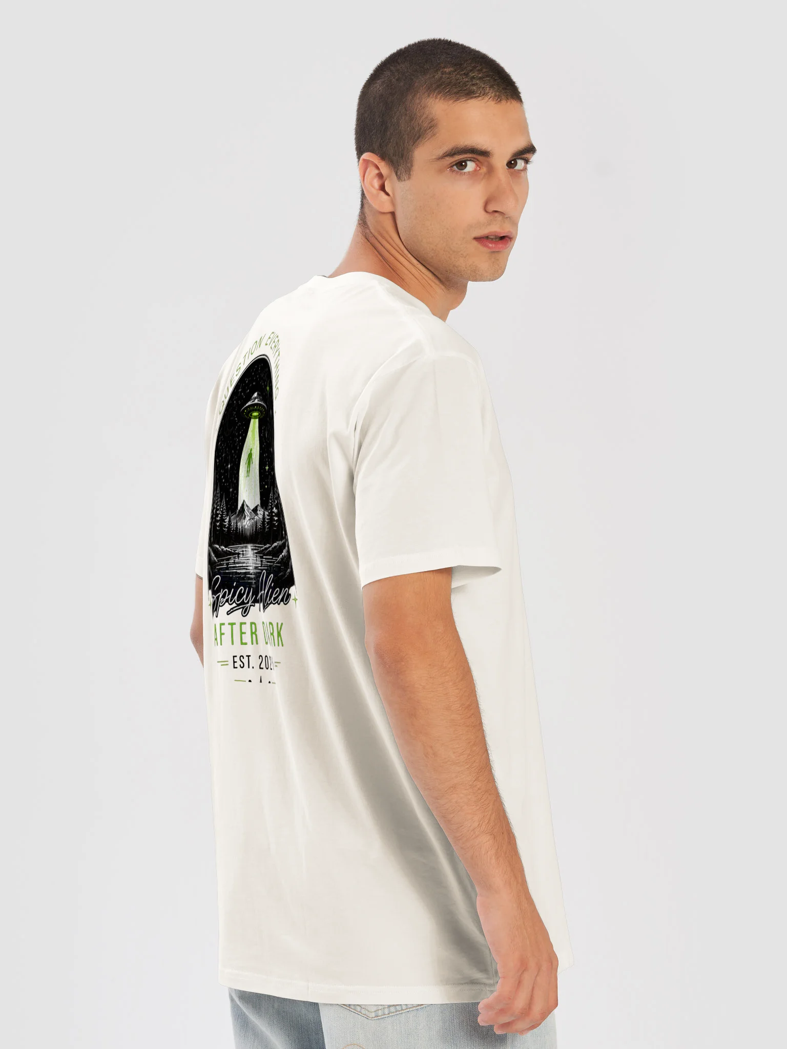 The Question Everything Tee — bone product image (8)