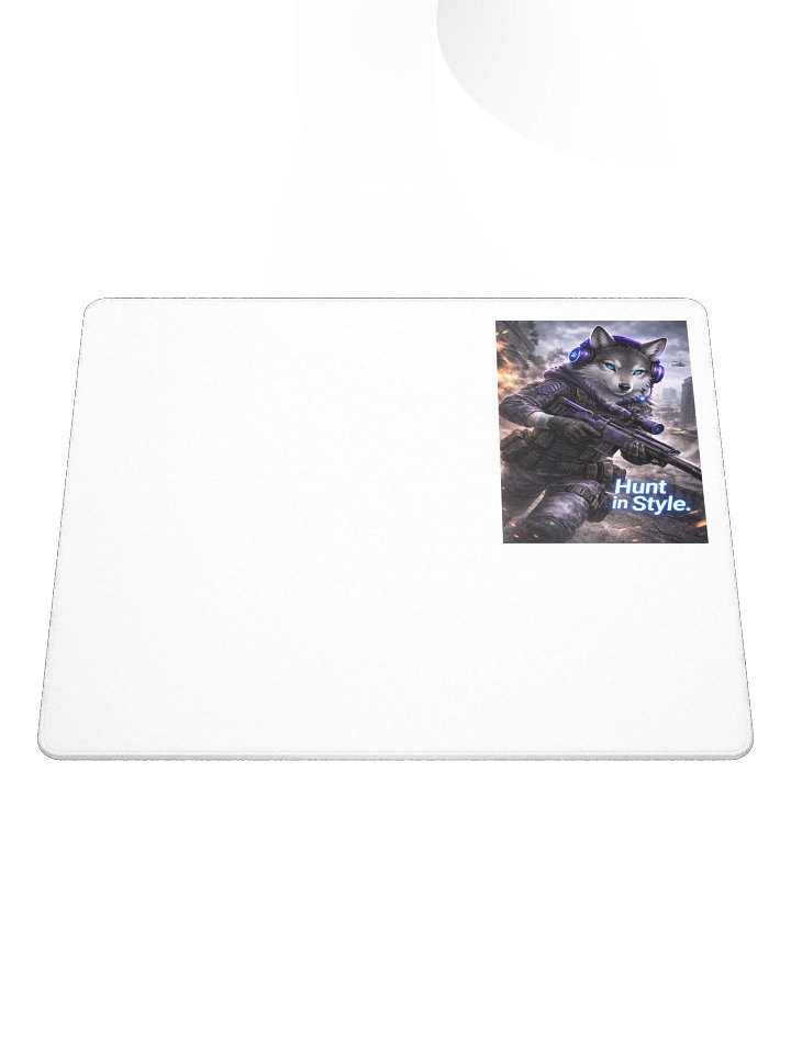 Lunar Wolf Gaming Mouse Pad product image (1)