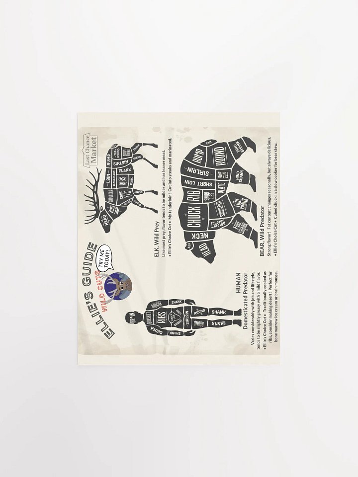 Ellie's Wild Cuts Poster product image (2)