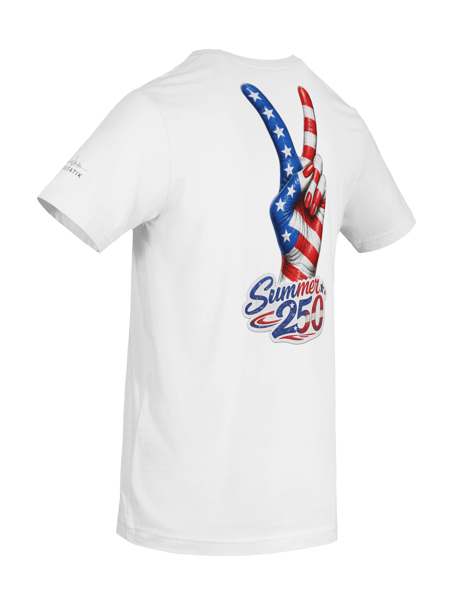Summer 250 – Patriotic Peace Hand Graphic Tee product image (8)