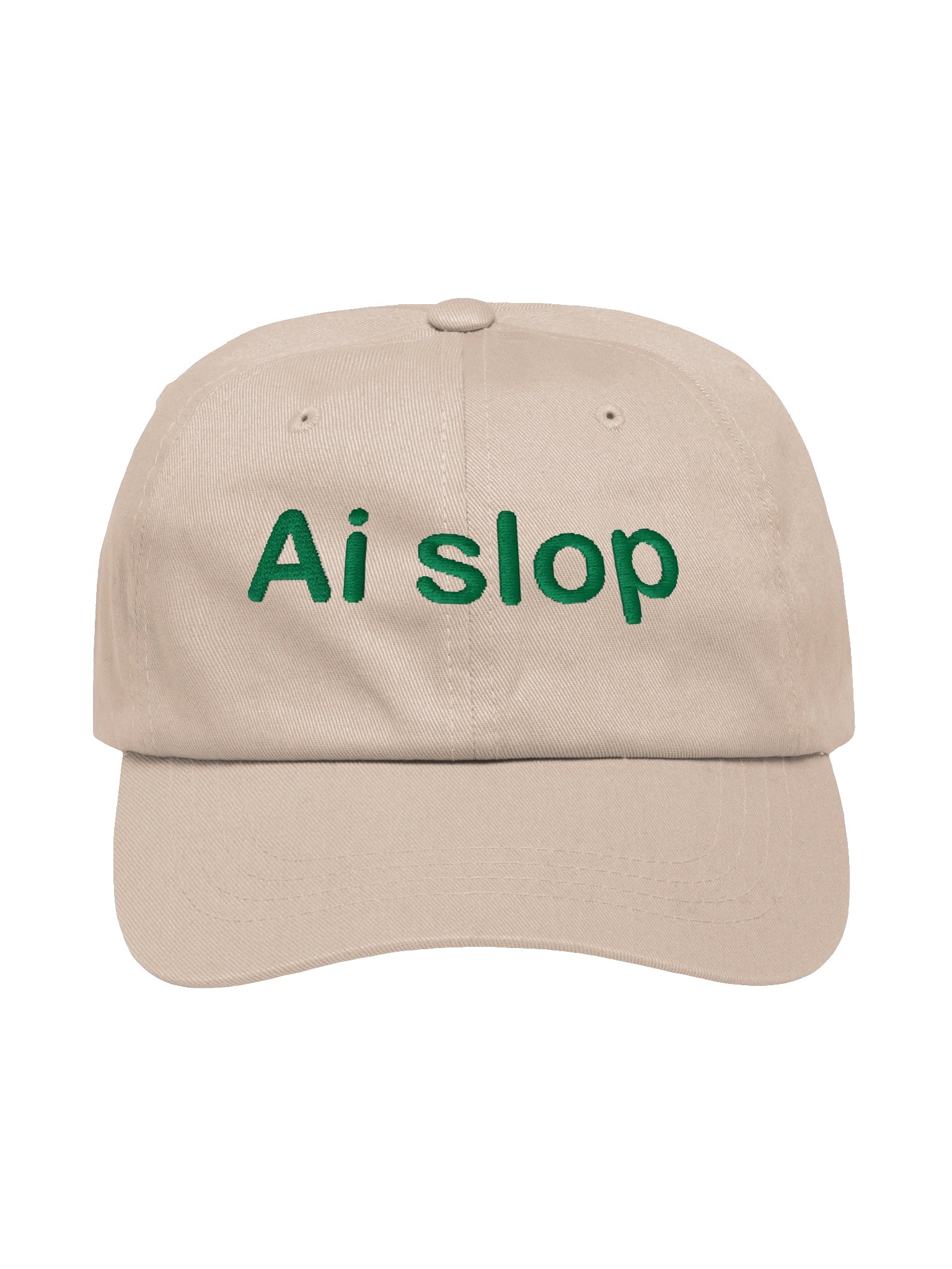 Ai slop Lazy Click Stone Embroidered Hat product image (1)