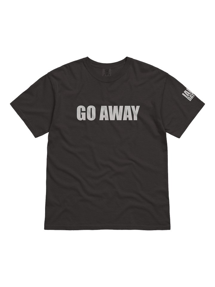 Go Away Simple T-Shirt - Gray product image (1)