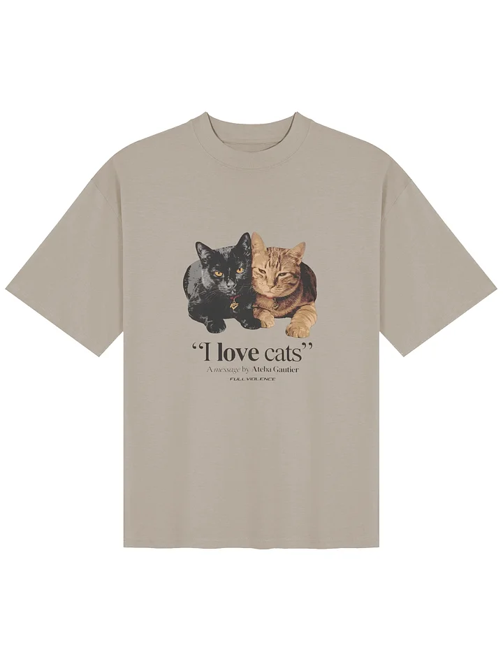 I Love Cats Ateba Gautier Shirt product image (2)