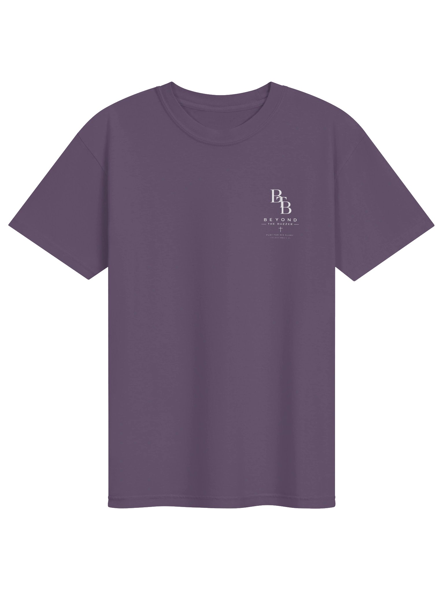 Beyond the Buzzer Basic Purple Tee product image (1)