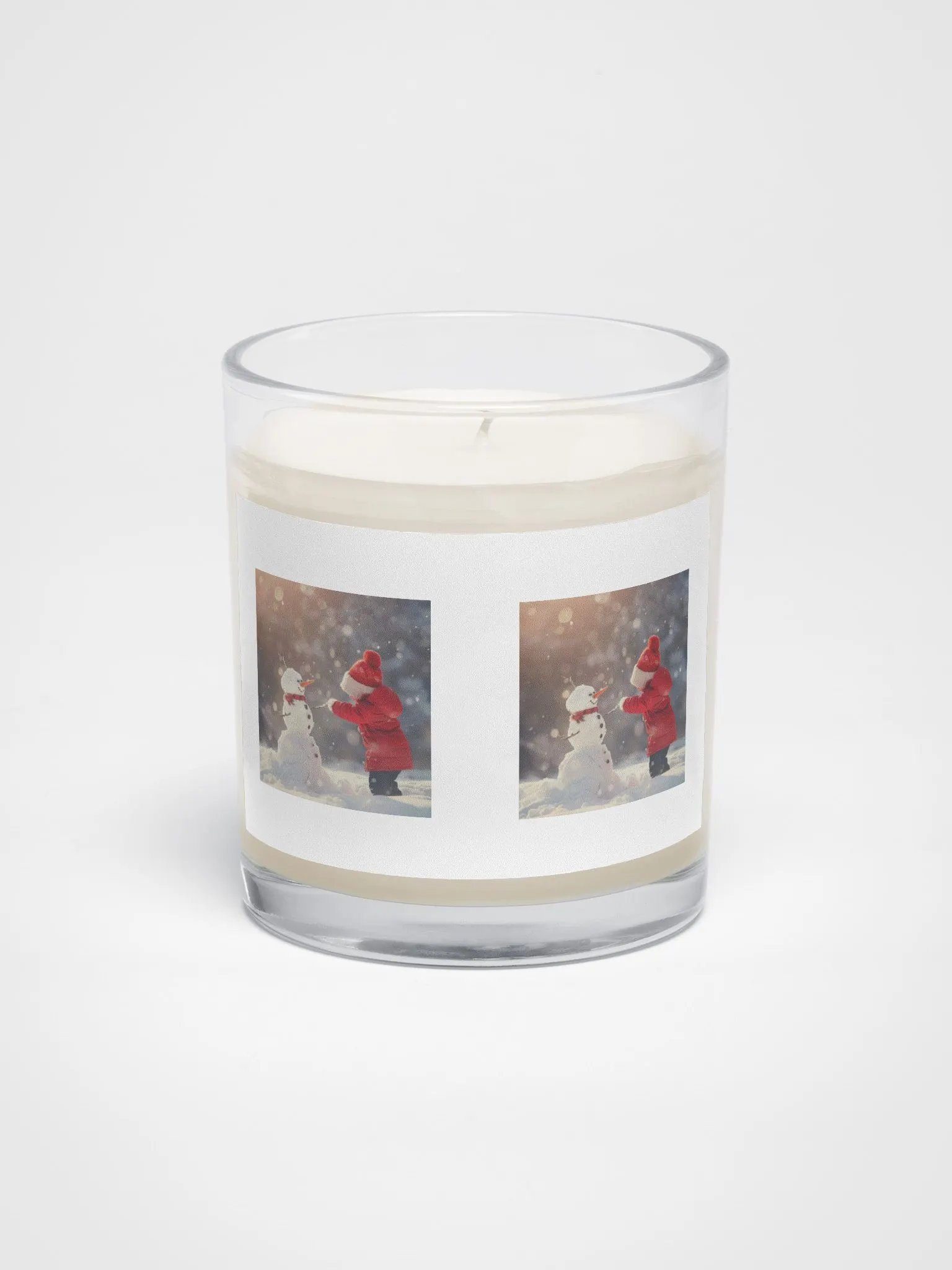 Festive Snowman Soy Wax Candle product image (1)