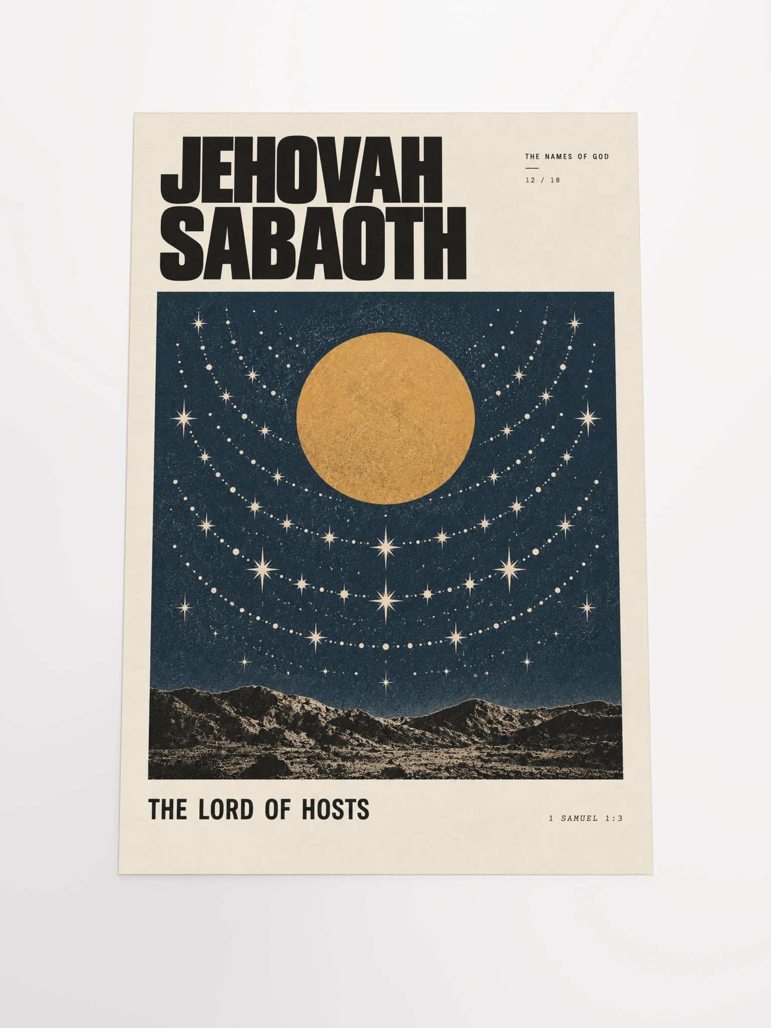 Jehovah Sabaoth | Names of God Art Print product image (11)