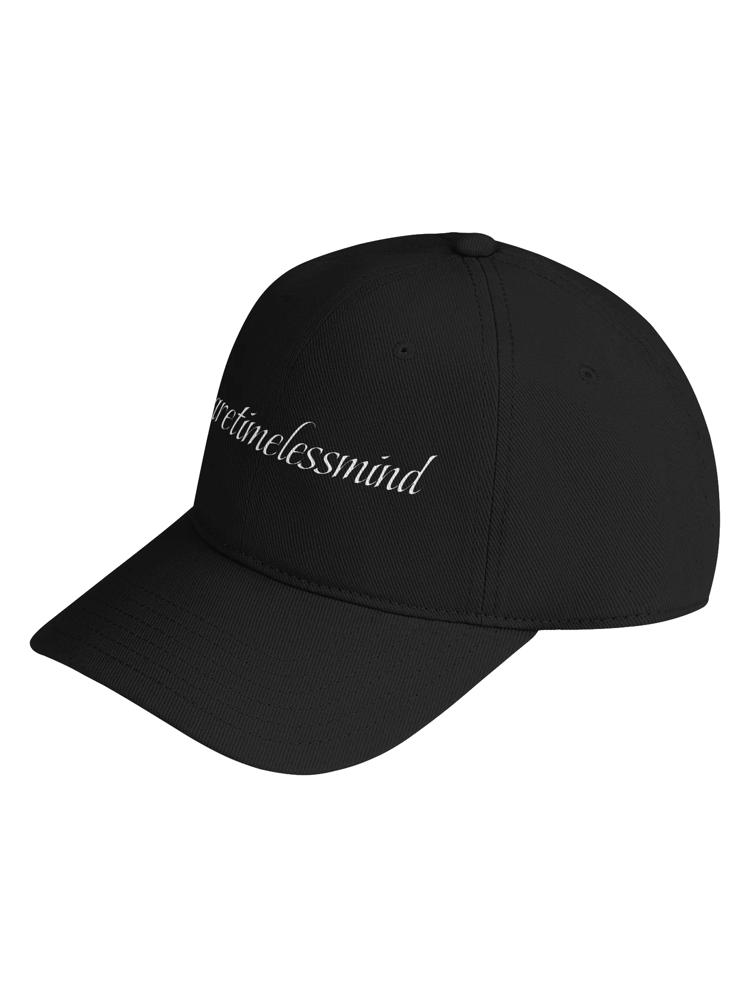 YOUARETIMELESSMIND CLASSIC EMBROIDERED HAT BK product image (3)