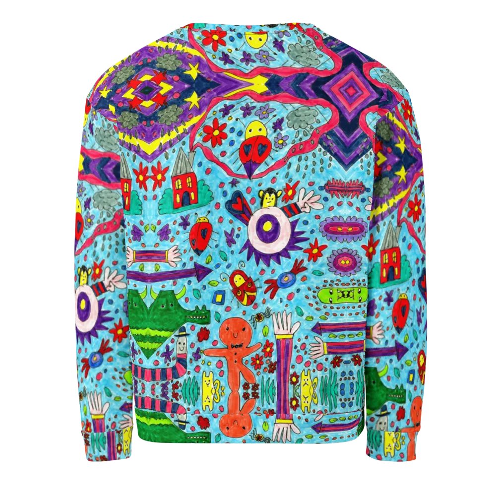 Abstract Doodle Characters Unisex Sweatshirt product image (6)