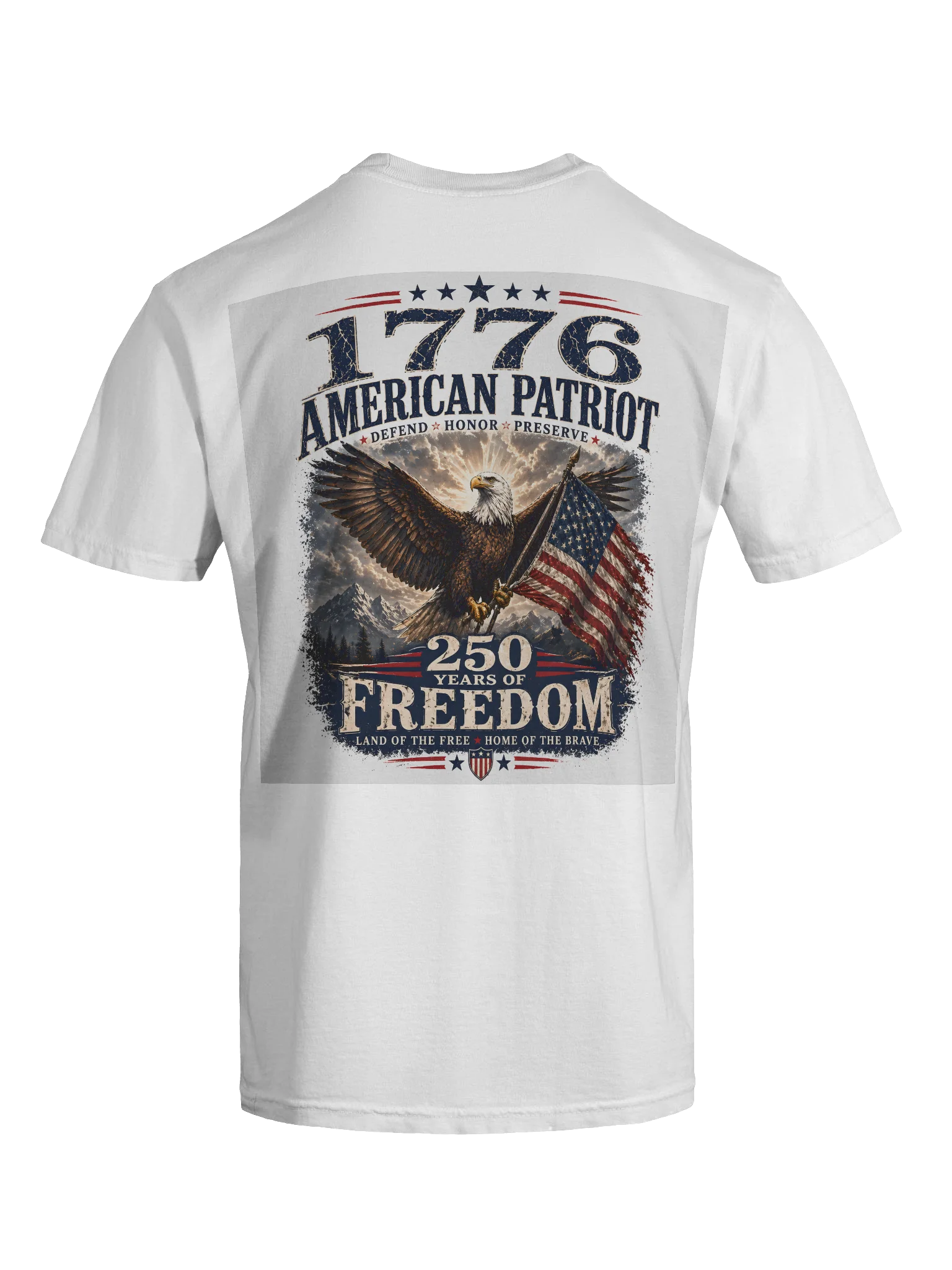 Men’s White Bald Eagle 250 Years product image (1)