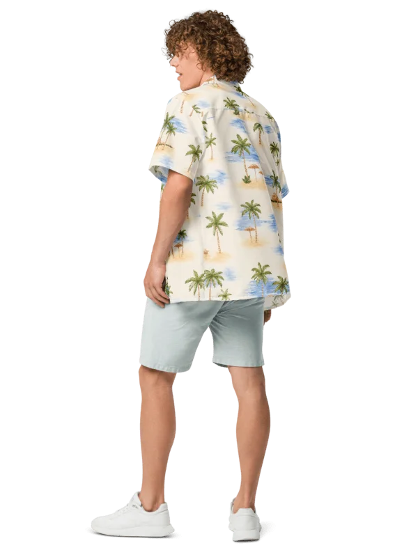 GTA VI Brian Heder Tropical Palm Tree & Cabana Hawaiian Shirt product image (4)