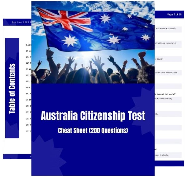 Australian citizenship test practice 2026