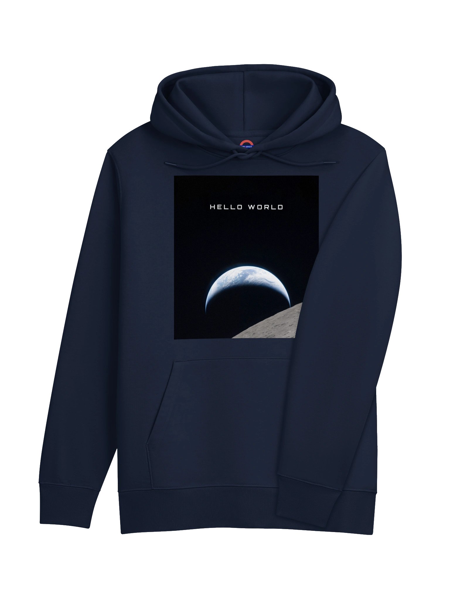 Hello World Earth Rising Above The Moon Hoodie product image (4)
