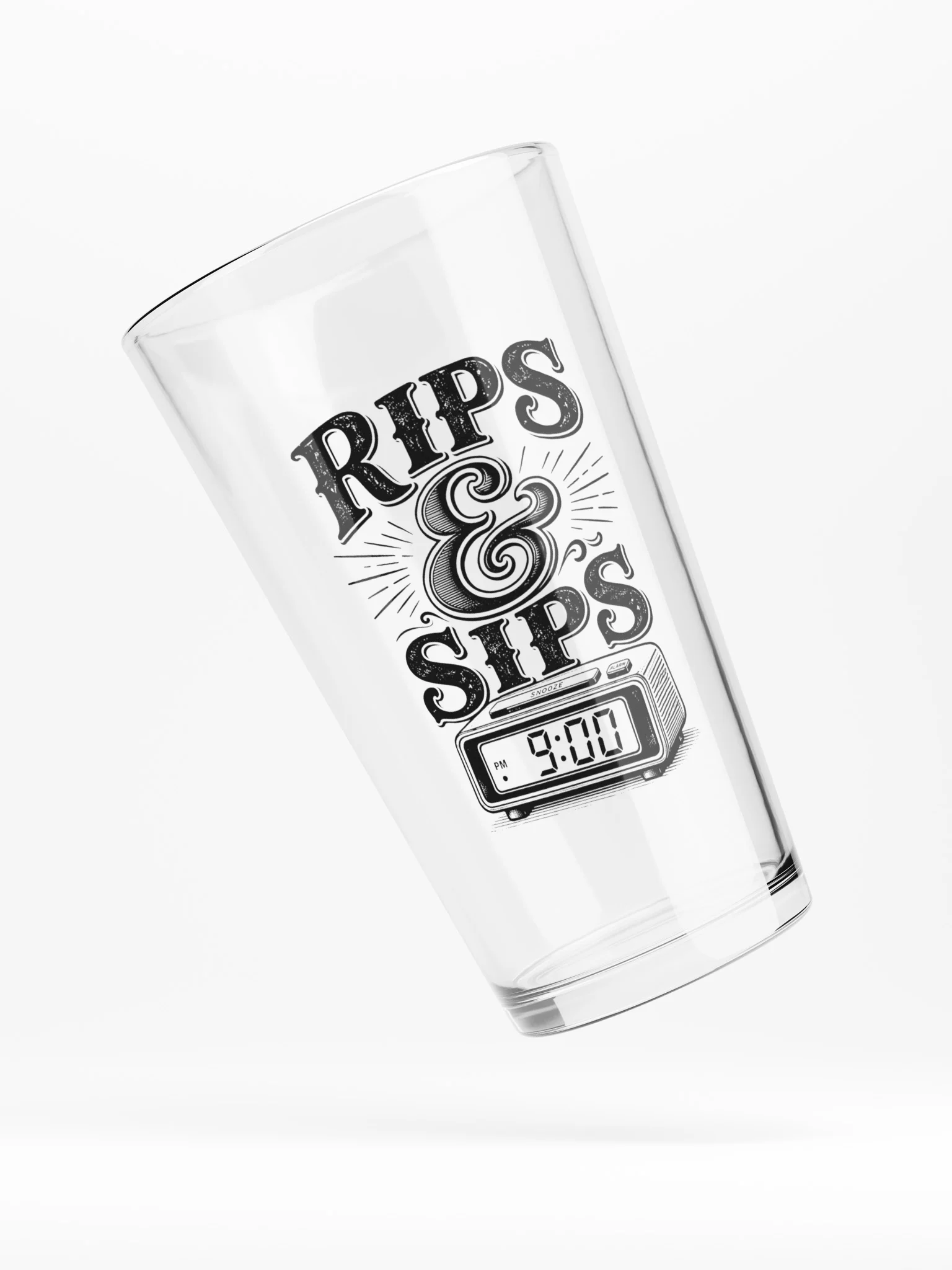 The Daily Pour Pint Glass product image (1)