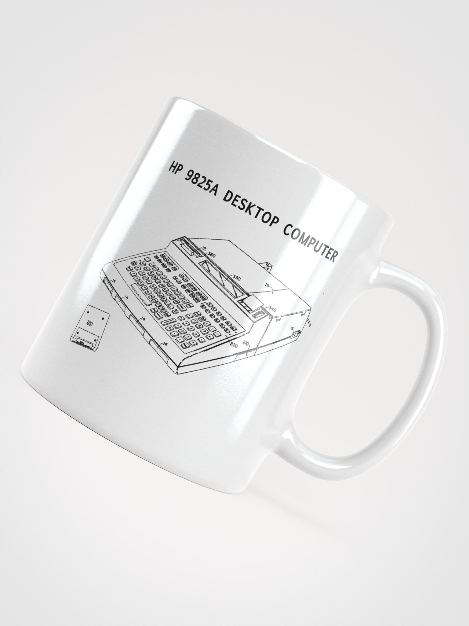 HP 9825 Computer Mug product image (4)