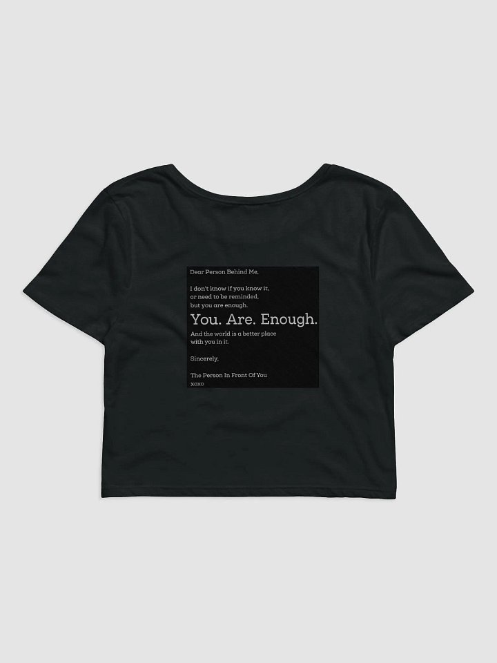 Behind Me Woman's Crop Top product image (2)