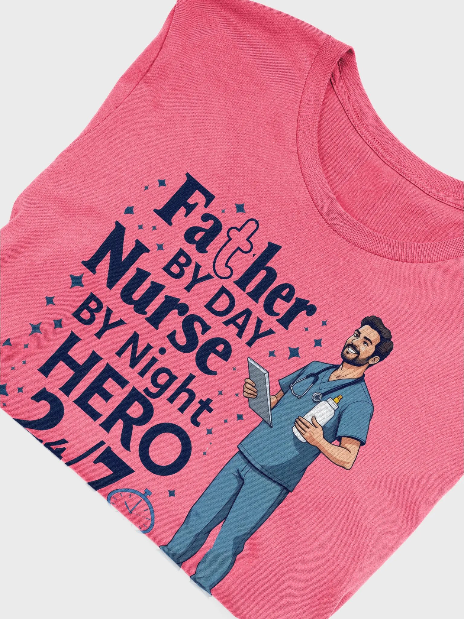 Hero Nurse Dad T-Shirt product image (52)