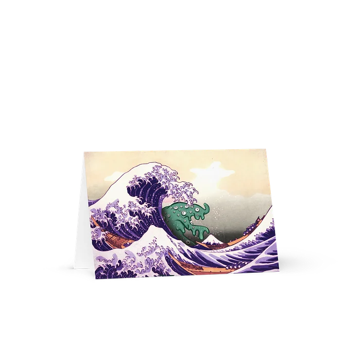 The Great Wave Off of Seurat card product image (1)