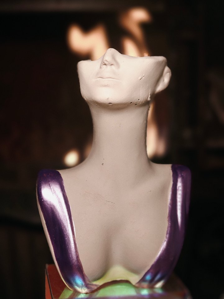 Purple Diamond Concrete Vase product image (2)