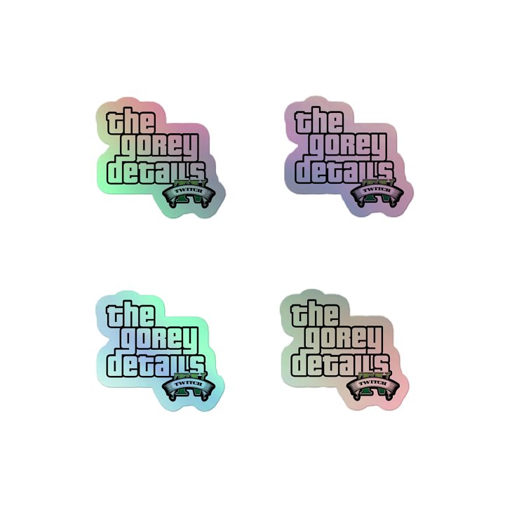 TGD - Kiss-Cut Holographic Sticker Sheet product image (2)