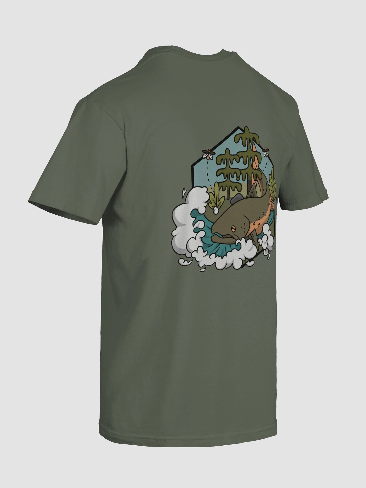 Bull Trout Woods Tee (Ivory Logo) product image (39)