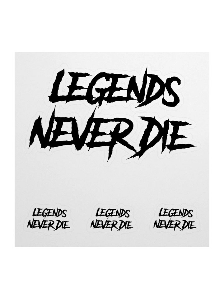 Legends Never Die (Black) product image (3)