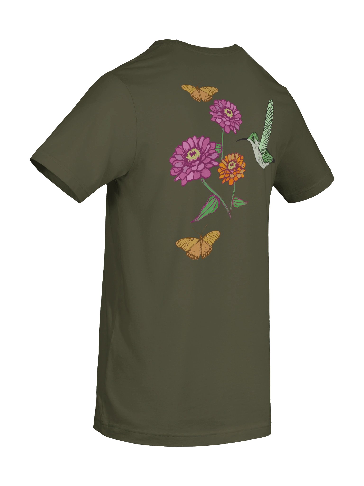 Hummingbird Butterfly Unisex T-shirt product image (10)