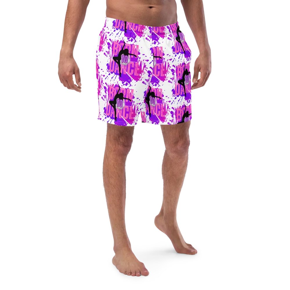 Born to Dance Her Silhouette All-Over Swim Trunks product image (1)