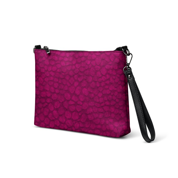 Magenta Reptile Scales Crossbody Bag product image (2)