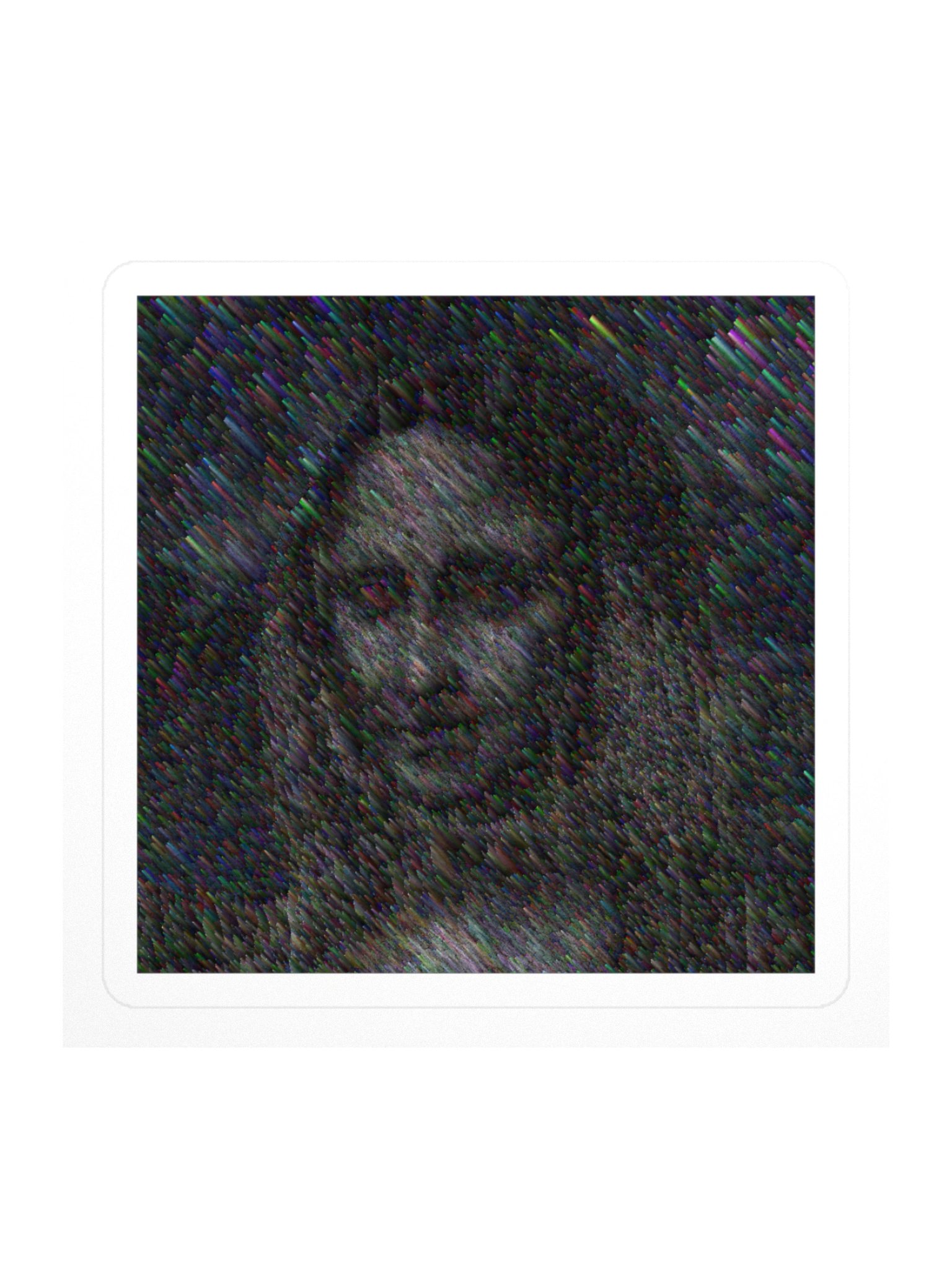 Corrupted Mona Lisa Sticker product image (2)