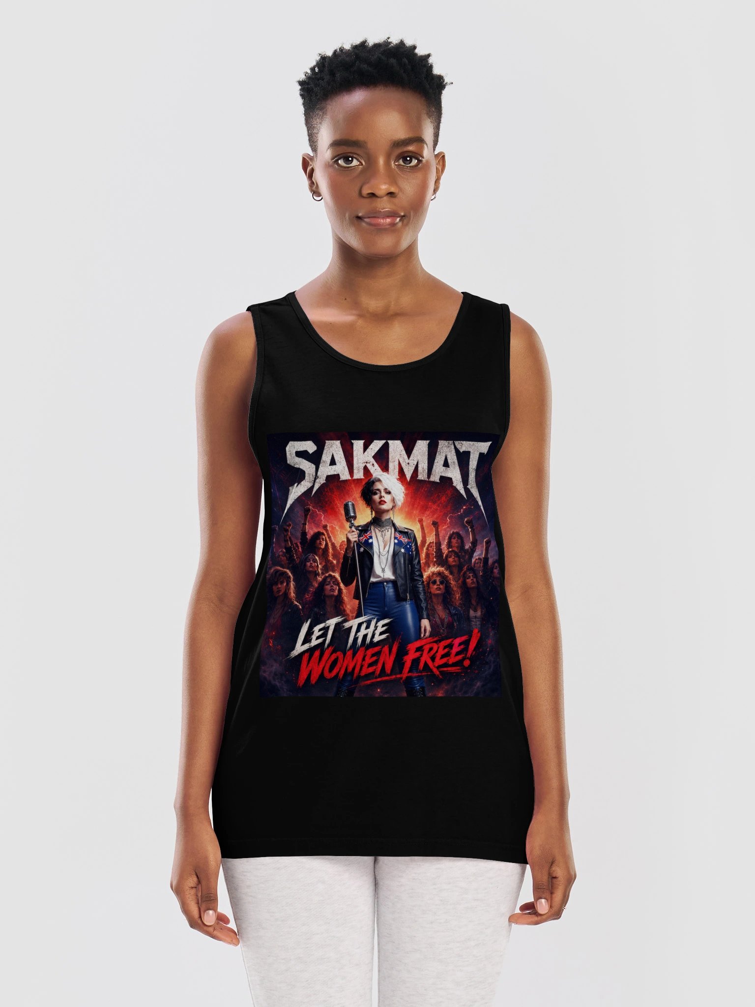 Let the Women Free Protest Graphic Tank product image (7)