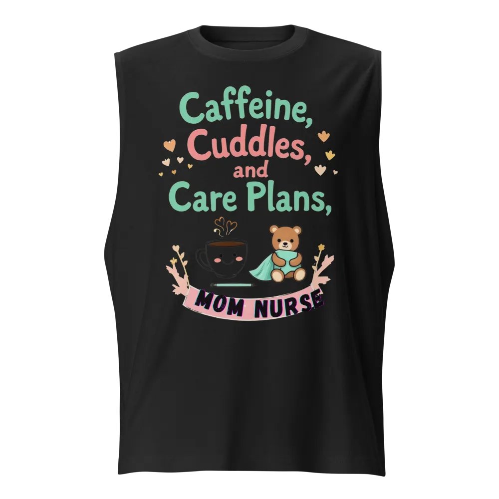 Caffeine & Cuddles Mom Nurse Tank product image (1)
