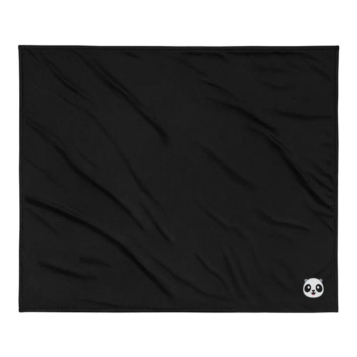 Panda Logo Embroidered Premium Sherpa Blanket product image (4)